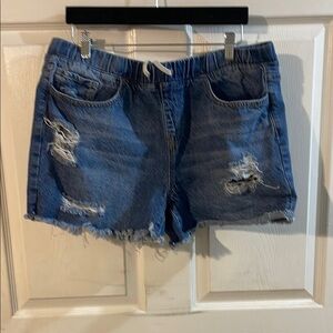 YMI Distressed Denim Jean Shorts